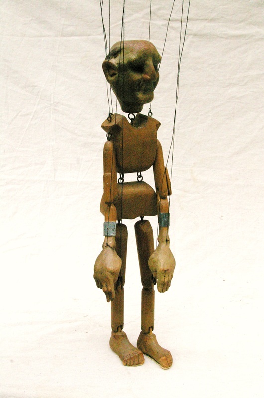 Wooden Marionette ‘Blacksmith’ By ABA 